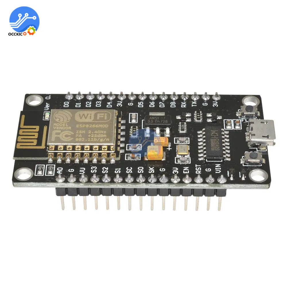 Беспроводной модуль CH340 V3 ESP8266 Женская плата для разработки Интернета вещей с Wi-Fi