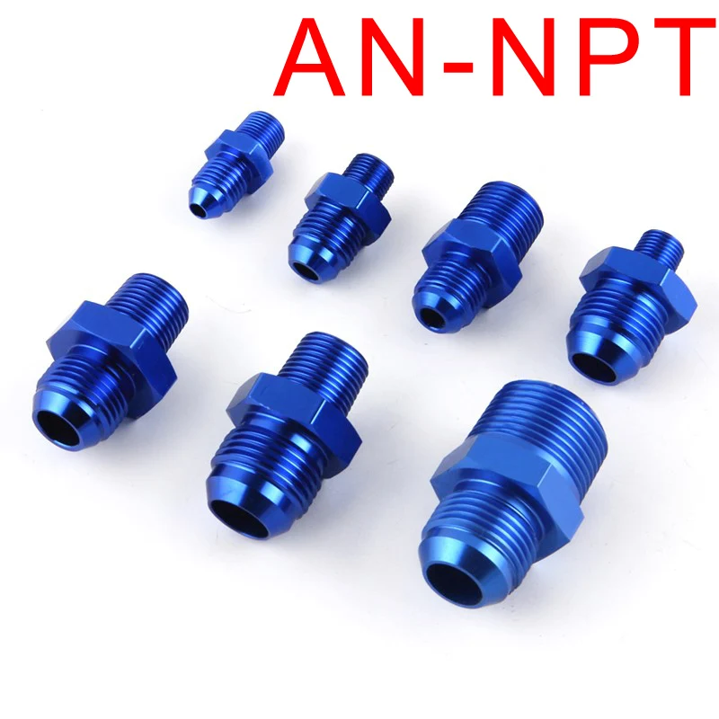 Универсальный UNF JIC AN to NPT резьба штыревой соединительный шланг соединитель