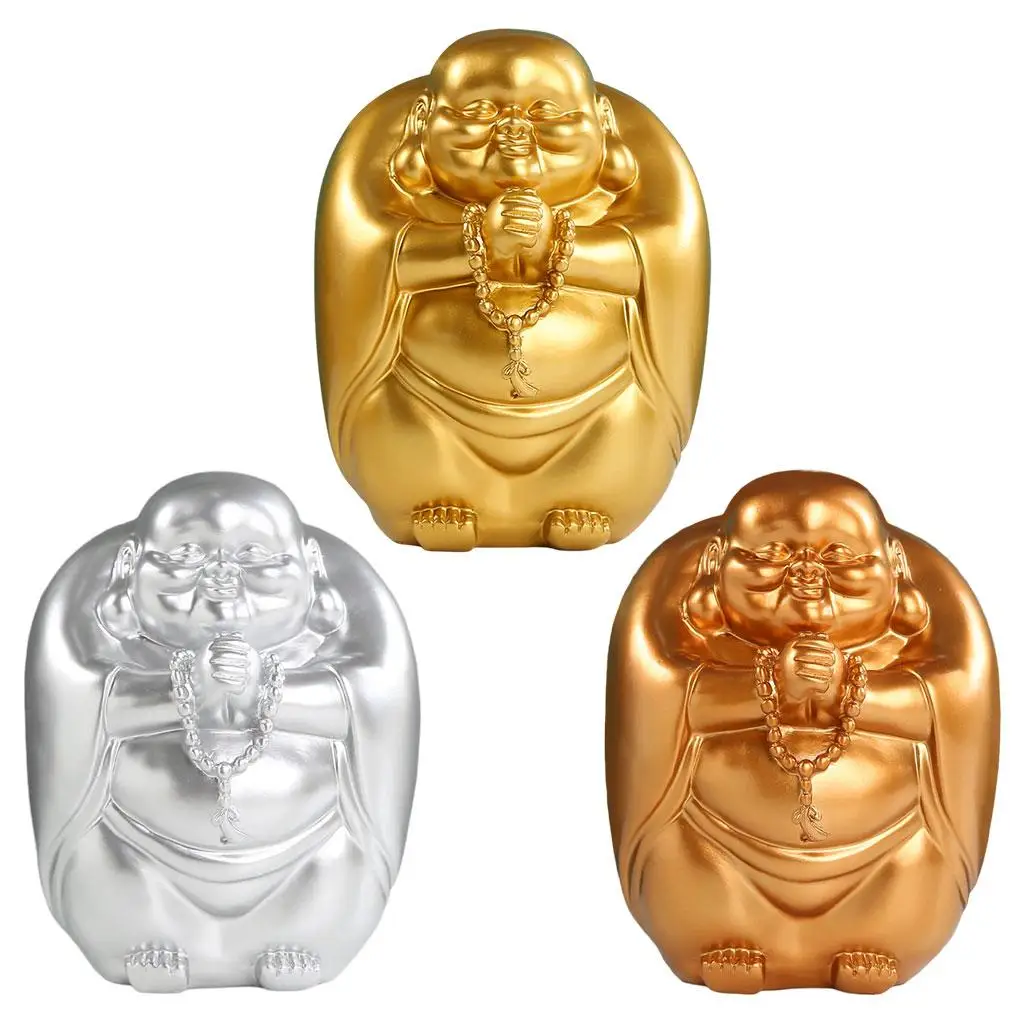 

Статуя Будды Maitreya, копилка дзен, скульптура, сохранение горшка, коробка для хранения монет, Декор для дома, гостиной, взрослых