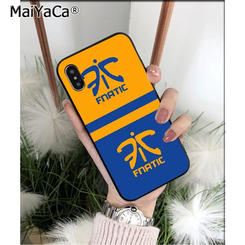 Мягкий высококачественный чехол для телефона MaiYaCa Fnatic FNC Esports Club из ТПУ iPhone 8 7 6 6S Plus