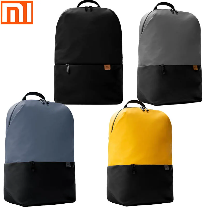 Оригинальный рюкзак xiaomi Простой повседневный 20 л вместительный для мужчин и
