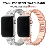 for apple watch band 40mm 44mm 38mm 42mm women diamond band for apple watch series765432 1 iwatch bracelet stainless steel strap