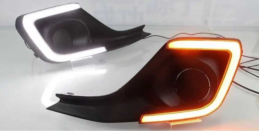 Для Suzuki Swift 2017 2018 2019 желтый сигнал стиль реле Водонепроницаемый 12V светодиодный