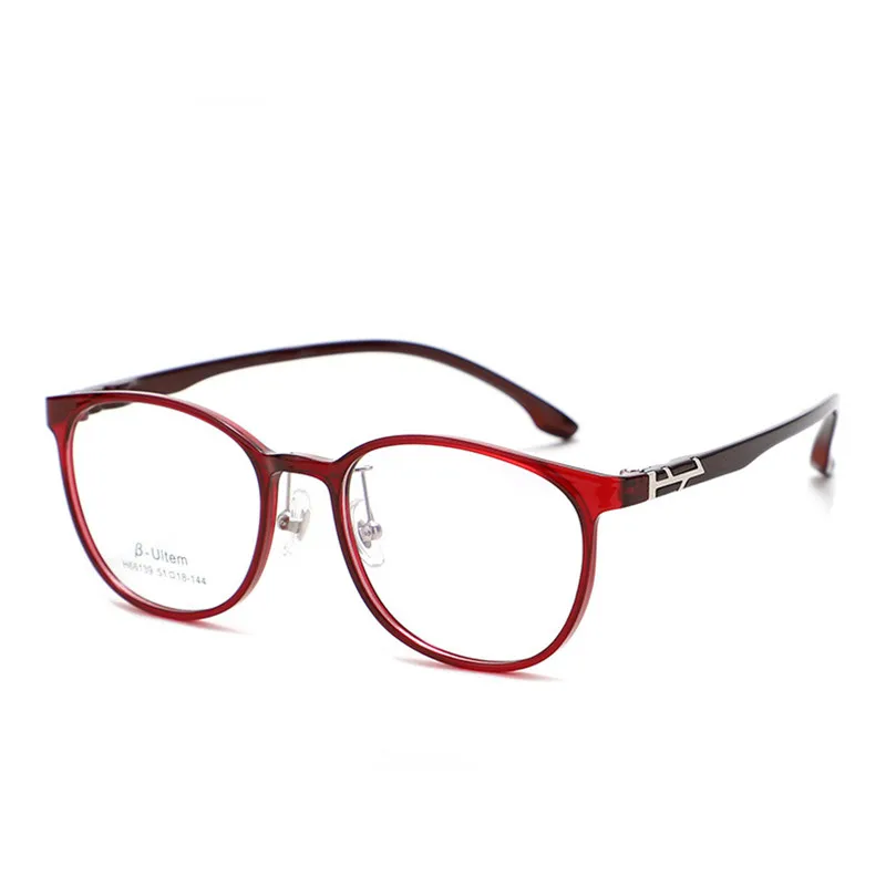 

Новые прочные пластиковые стальные оправы для очков светильник кие и прочные Повседневные очки женские модные удобные очки для близорукос...