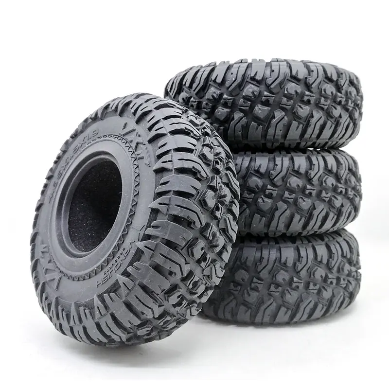 4 шт. 118 мм 1 9 &quotрезиновые шины/шины для 1:10 RC Rock Crawler Axial SCX10 90047 D90 D110 TF2 TRX 4|Детали и