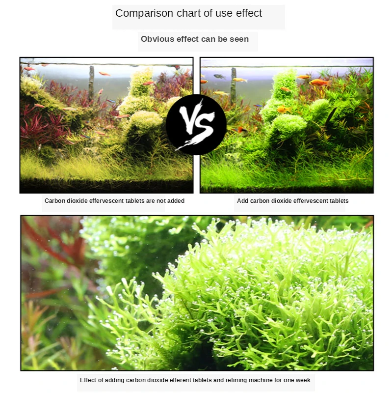 Шипучий рыболовный резервуар с углекислотой аквариумный генератор CO2 аксессуары