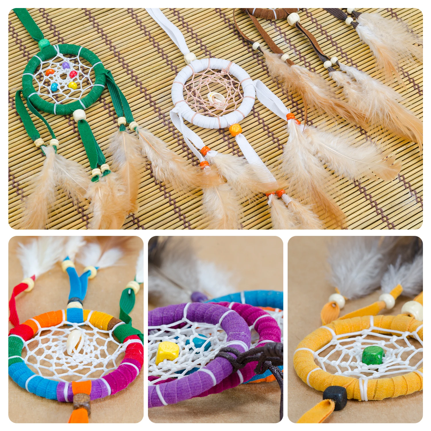 4 шт. декоративное кольцо Ловец снов | Дом и сад