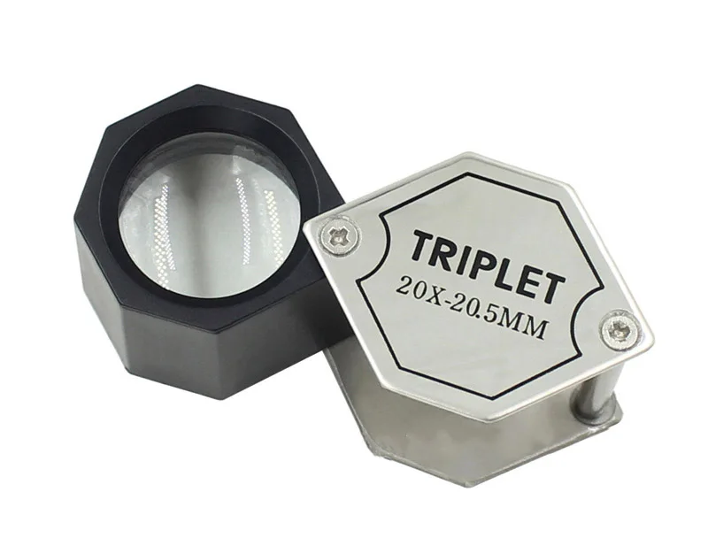 Оптическое металлическое складное зеркало для драгоценностей|Лупы| |