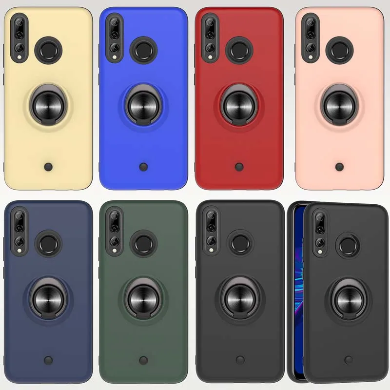 

Decompression Gyro Hard Case For Huawei Honor V30 Pro 20s 20i 10i Ring Bracket Shockproof Magnetic Cover For Honor 7C 8A 8S Casa