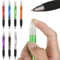 new spray gel pen ballpoint pen 3ml mini refillable portable travel disinfectant pump perfume bottle stationery writing tool