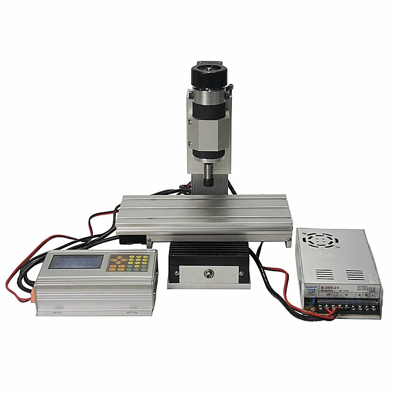 CNC router 1010 3 axis can be upgraded to 4 column type cnc vertical lathe engraver 400W spindle A B | Инструменты