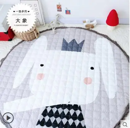 145cm Cotton Reversible Carpet,Pope Woven Carpet Woven Solid Color Round Rug Cushion Circular living Room Bedroom Rug - Цвет: Красный