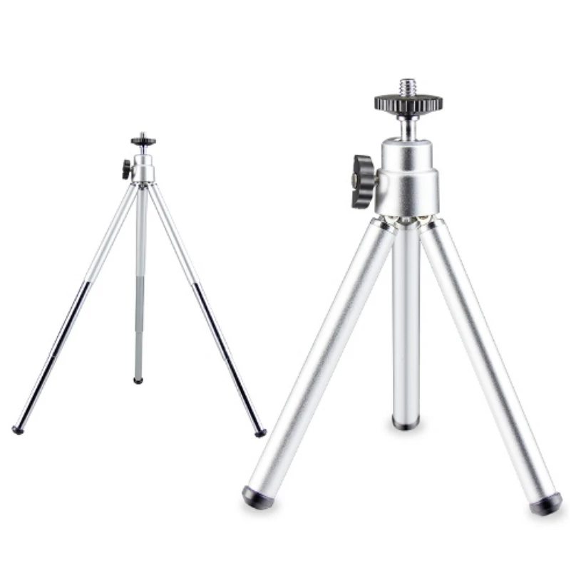 Выдвижной 3-секционный регулируемые ножки мини-штатив держатель алюминиевый