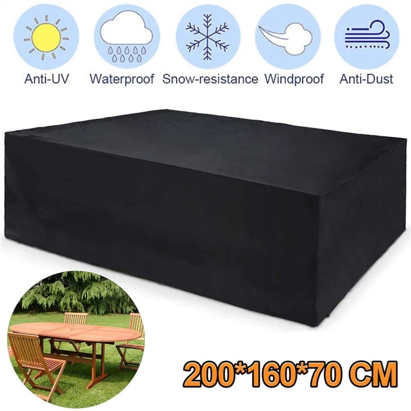 

210/420D Garden Furniture Cover Outdoor Table Chair Sunscreen Rain Cover