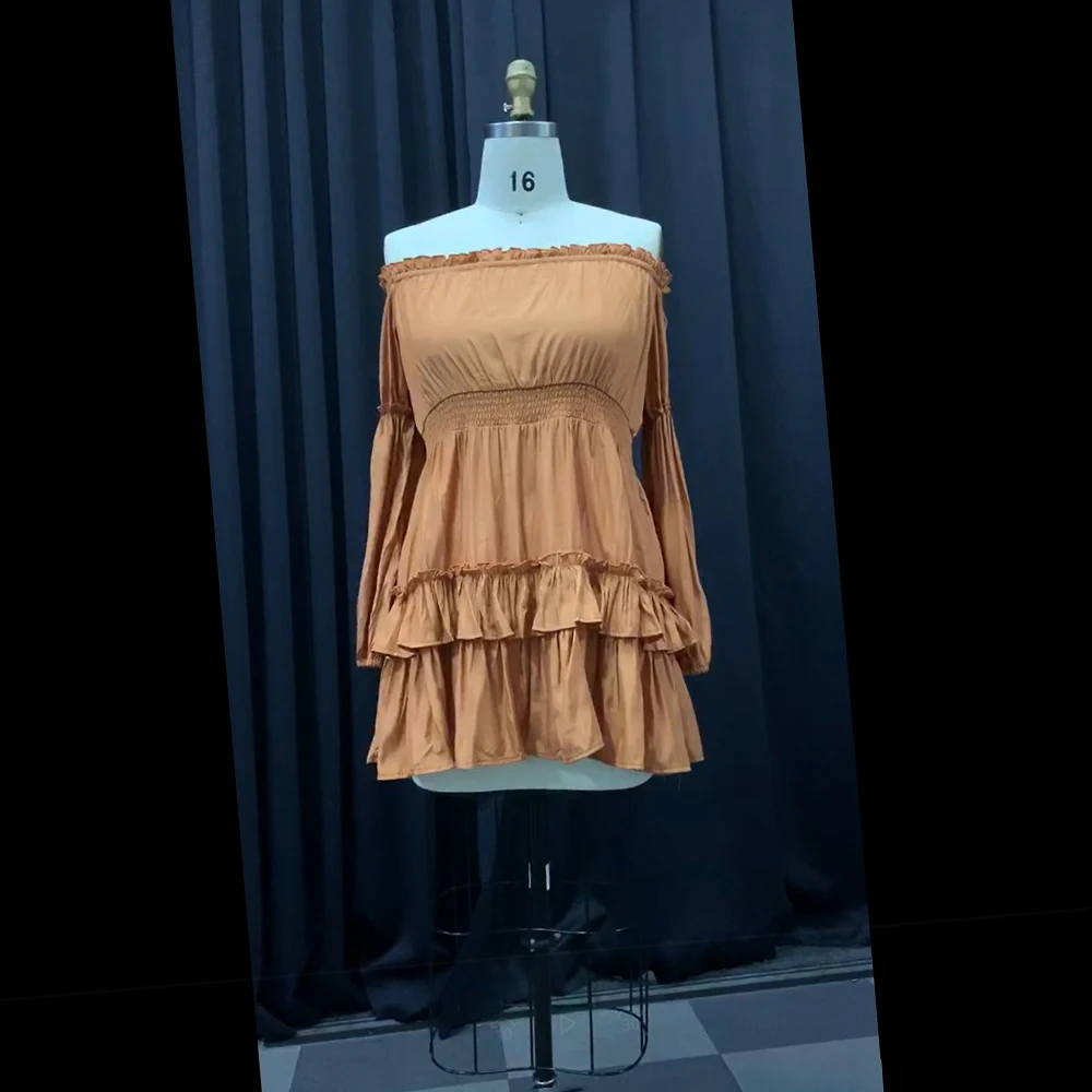 Оранжевого размера плюс вечерние элегантные винтажные женские мини платья с