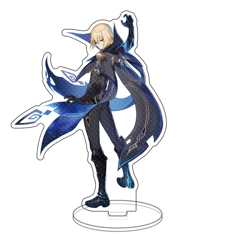 

Anime Genshin Impact Keychain Eula Ganyu Albedo Rosaria Cosplay Stand Plate Acrylic Figure Model Plate Fans Gift Key Accessories