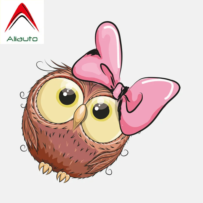 Aliauto прекрасные милые стикеры на автомобиль розовый бант сова Девушка украшение