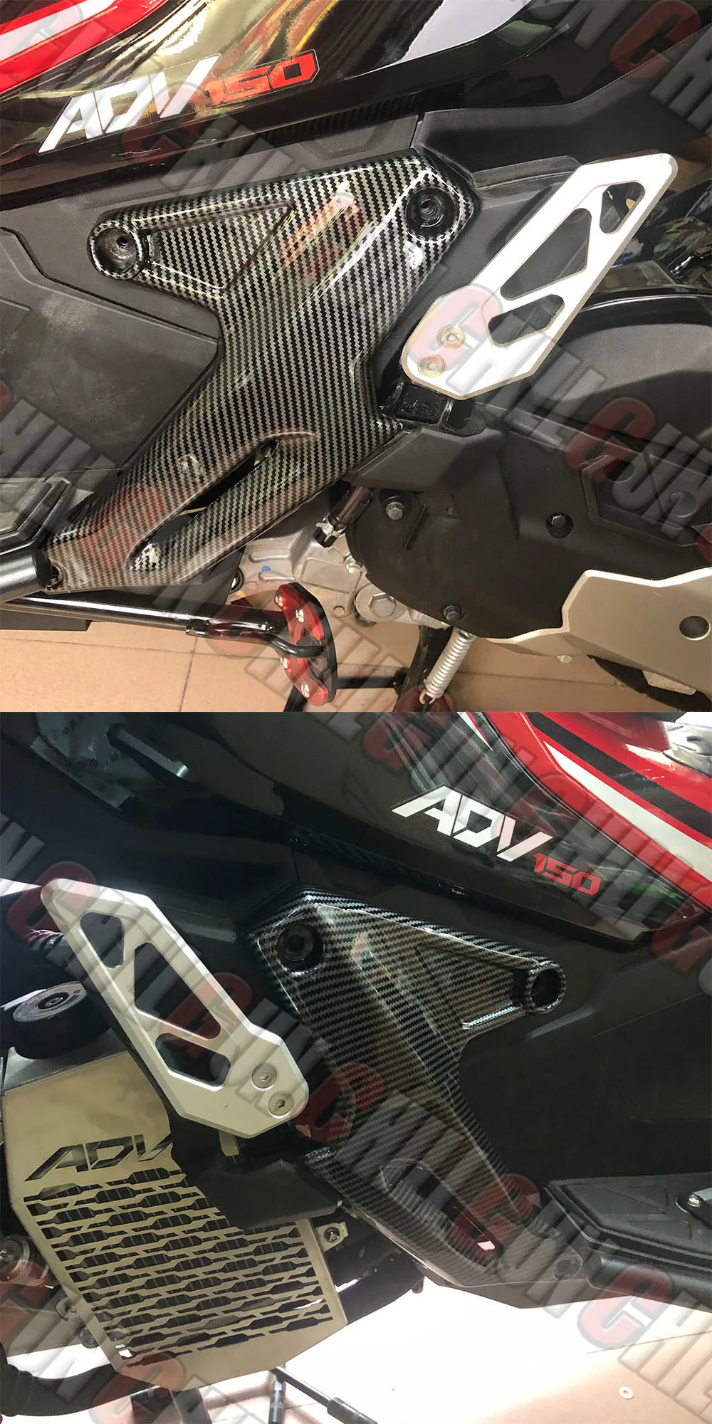 Аксессуары для мотоциклов крышка подножка Углеродные кевлар углеродного