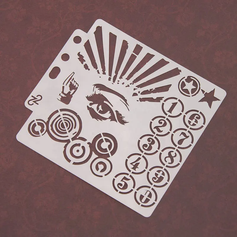 16 шт./лот 14 см трафареты для самостоятельного творчества с изображением бабочки