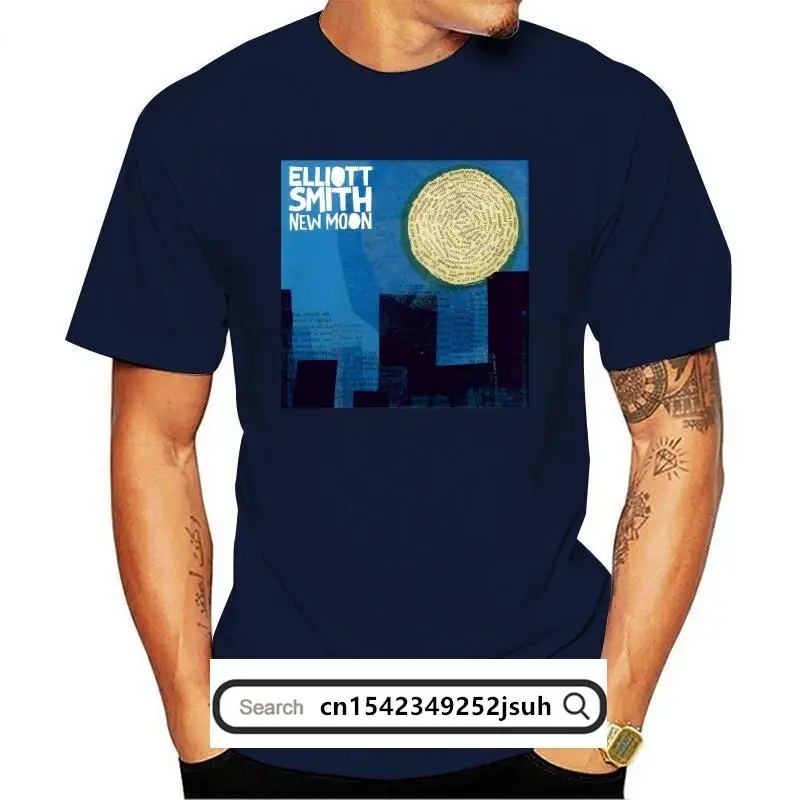

New Kill Rock 2021 Moon Elliott Smith White Mens Tees Size S-3XL T-shirts Regular