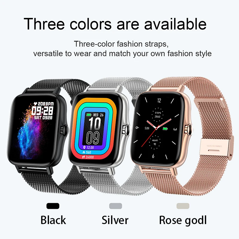 

2021 New Bluetooth call smart watch men women Heart rate monitor fitness sport watches Activity tracker smartwatch for Xiaomi