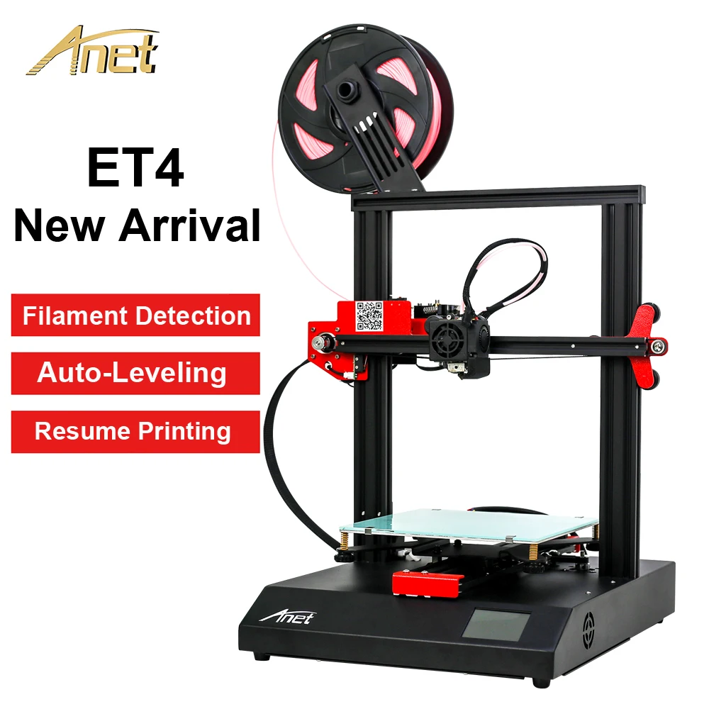 Набор 3D-принтеров Anet ET4 для самостоятельной настольной 3d-печати размером 220*220*250