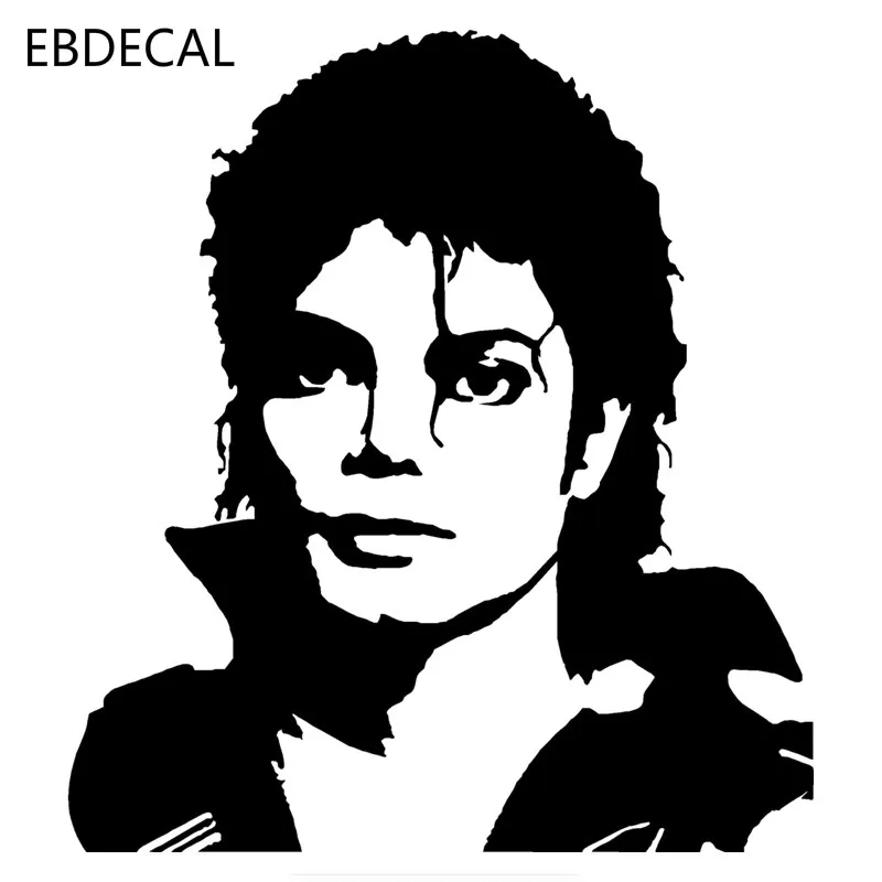 Майкл Джексон виниловая Светоотражающая Лазерная светящаяся наклейка для