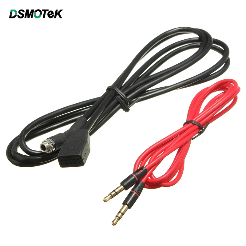 DSMOTEK автомобильный 3 5 мм AUX-кабель гнездовой режим 10-контактный адаптер гнездо для