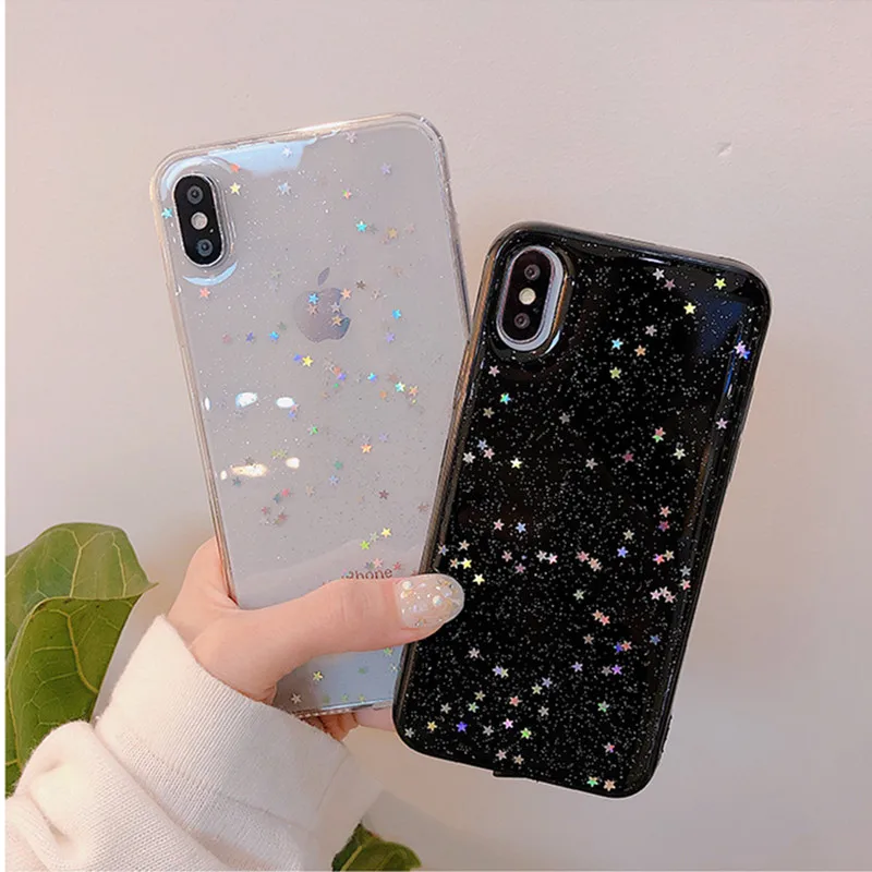 Чехол с блестками для Xiaomi Redmi Note 8 Pro мягкий чехол телефона note 6 redmi 5 plus mi SE cc9 e A3