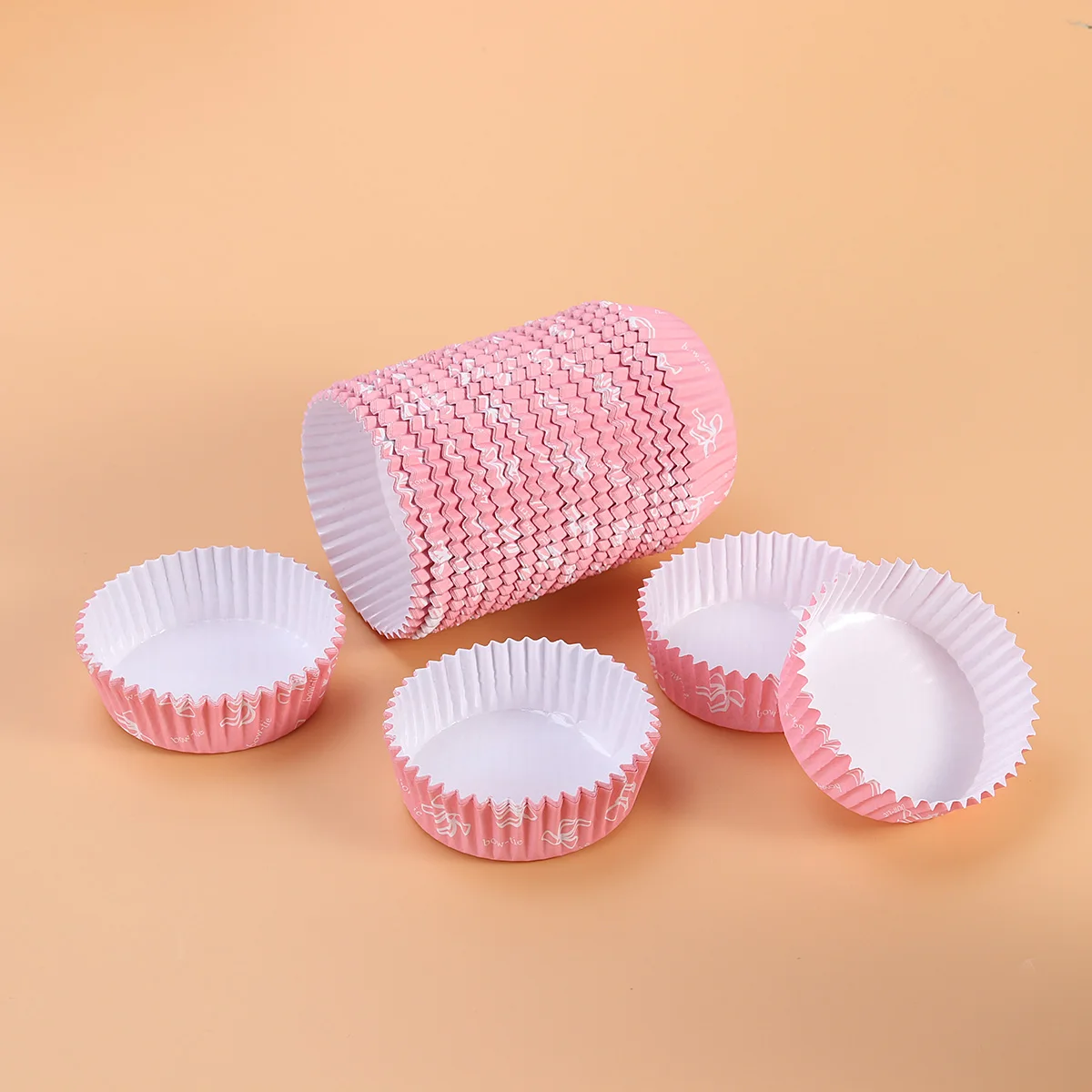 200pcs Heat Resistant Cupcake Wrappers Oil-Proof Paper Tray Round Cup Cake Liners Baking Cups Wraps For Wedding Birthday Party | Дом и сад