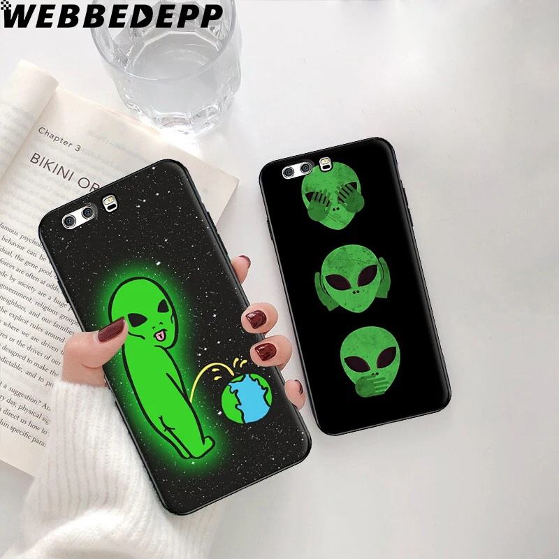 Милый мягкий чехол Alien Believe UFO ET для huawei P8 P9 P10 P20 P30 Lite Pro P Smart Z Plus Y6 Y7 Y9 Prime |