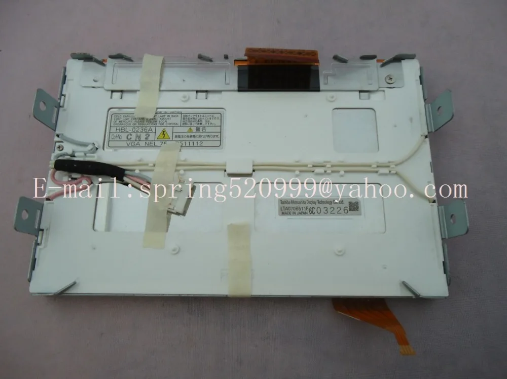ЖК дисплей Matsushita LTA070B511F 7 дюймовый экран с сенсорной панелью для Lexus IS250 IS300 GPS