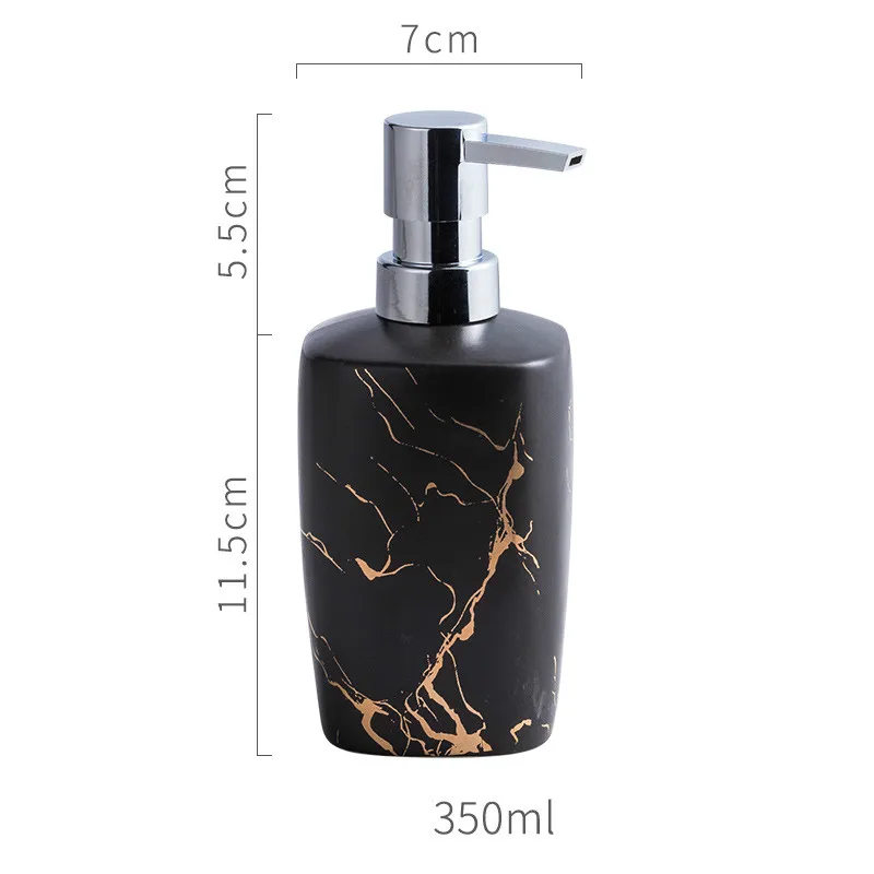 

Nordic Bathroom Model Room Simple Hand Sanitizer Bottle Shower Gel Shampoo Sub-Bottle Bathroom Bathroom Lotion