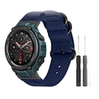 Ремешок нейлоновый парусиновый для смарт-часов Amazfit T-Rex, сменный Браслет Для Xiaomi Amazfit T-Rex Pro Trex Correa