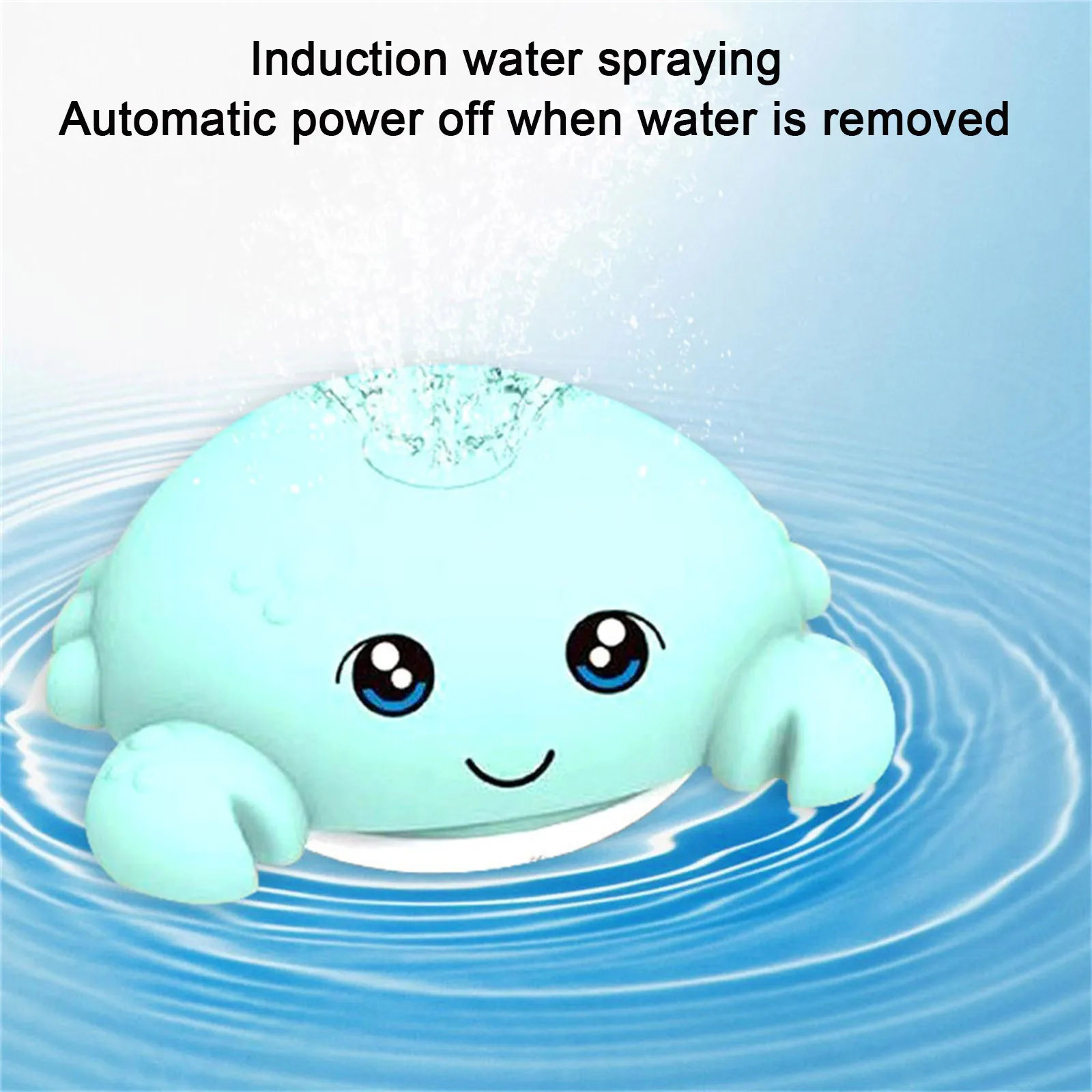 

Children's Pool Water Toys Baby Light Up Crab Bath Toys Sprinklers Bathtub