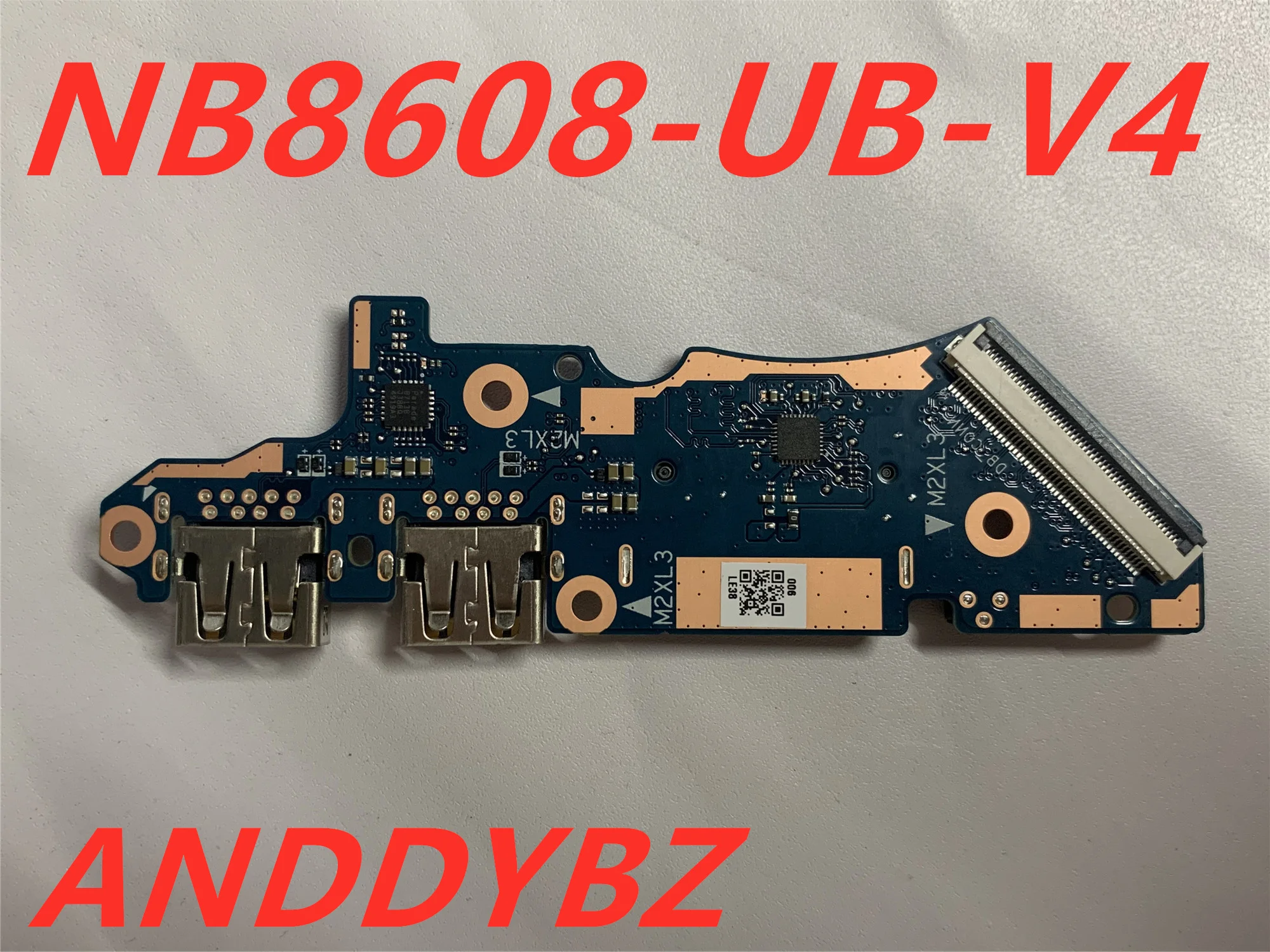 Б/у оригинальная плата для LENOVO Ideapad S540-15IWL USB плата питания NB8608-UB-V4 100% ПРОВЕРЕНО ОК