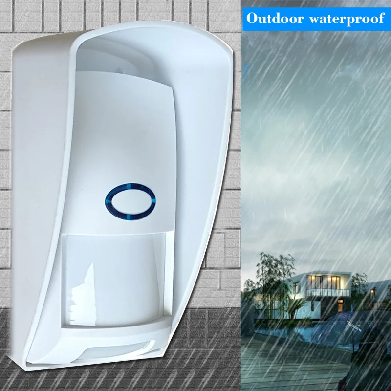 

4PCS Wireless PIR sensor Infrared Motion Detector 433Mhz pet Immune Waterproof for Home Security Alarm System