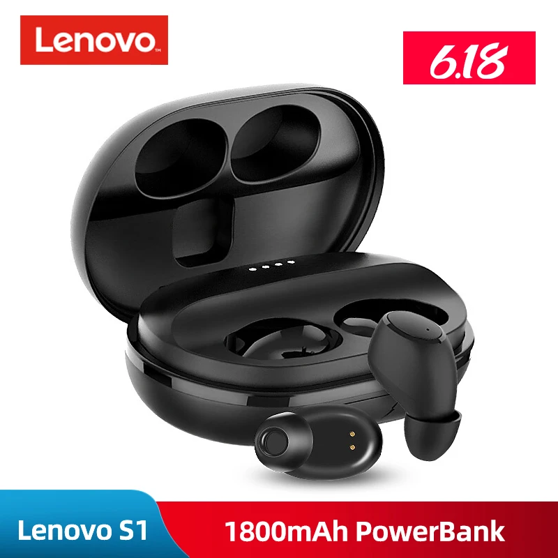 2018 новые оригинальные наушники Lenovo S1 TWS беспроводные Bluetooth водонепроницаемые IPX5