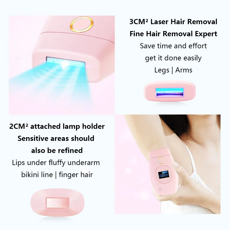 Перманентный IPL эпилятор светодиодный дисплей лазерное удаление волос депилятор