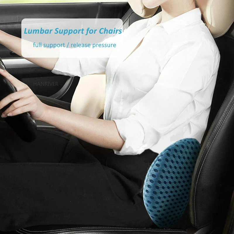 4D сетка кровать Спящая поясничная поддержка подушка для боковых шпалов