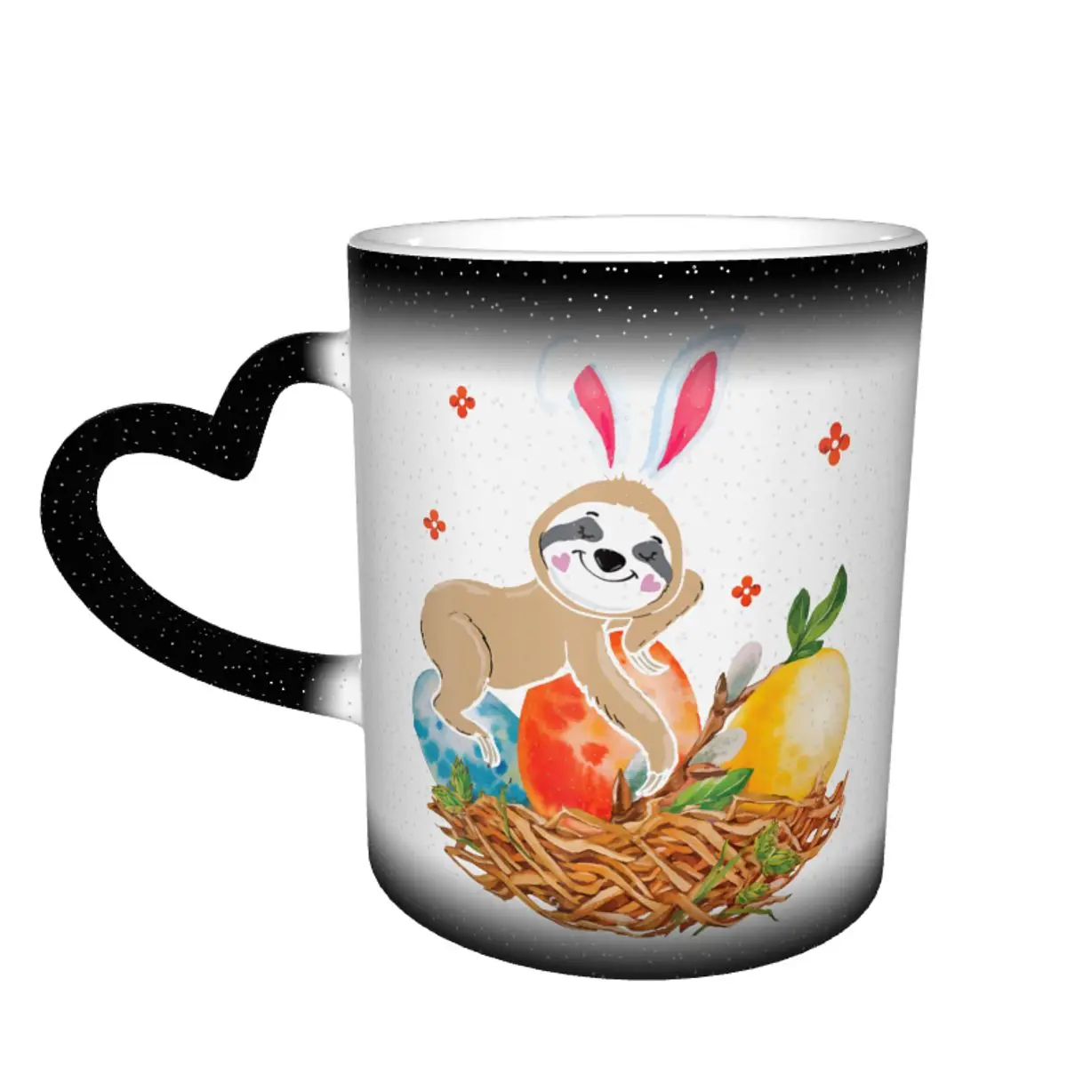 

Bunny Mug Chat The Changes Color Mug Wholesale Vintage Porcelain Cups