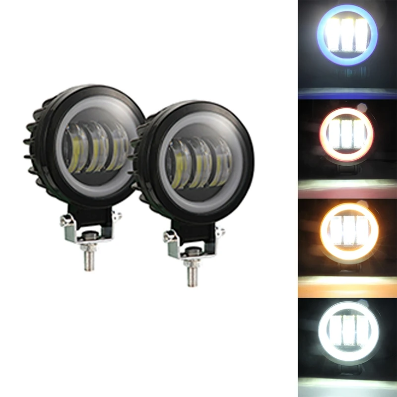 

Светильник СВЕТОДИОДНЫЙ рабочий, 4 дюйма, 12-30 в, 30 Вт, 6000 К, 2 шт.