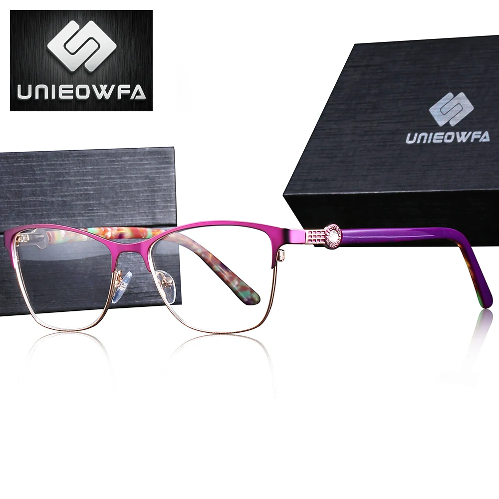 Синий светильник блокирующий рецепт очки для женщин оптические близорукости