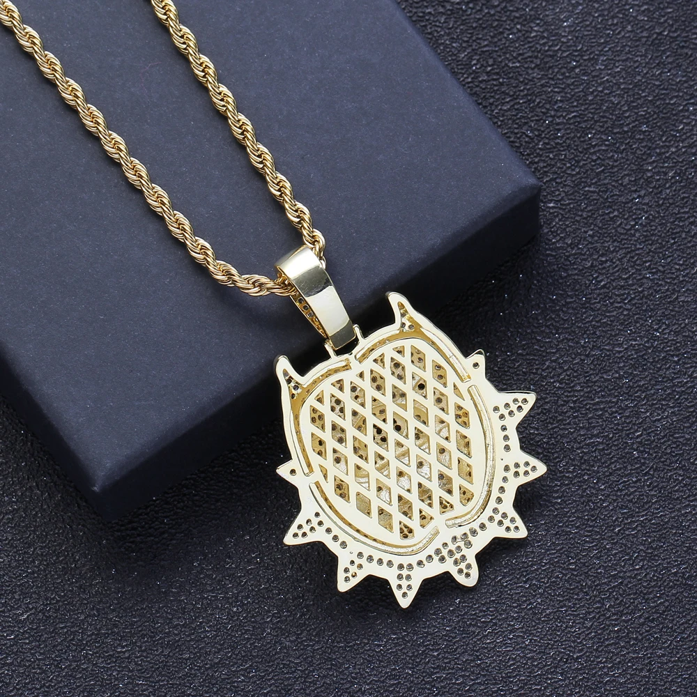 Лидер продаж подвеска латунная микрозакрепка с кубическим цирконием ожерелье