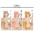 Милая плюшевая кукла-кошка, искусственная игрушка, длинное тело, мягкая, приятная эластичная на ощупь, не дает волосам выцветать