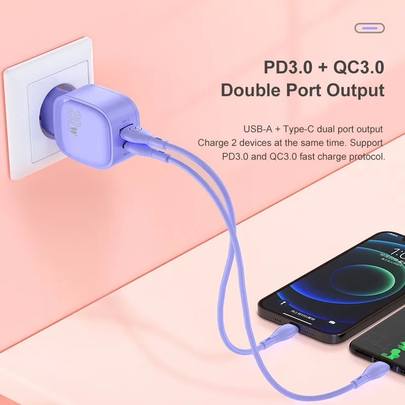 

Quick Charge 4.0 3.0 QC PD Charger 20W USB Type C Fast Charging for IPhone 12 Pro Max 11 Pro Max XS 8 Xiaomi QC4.0 QC3.0