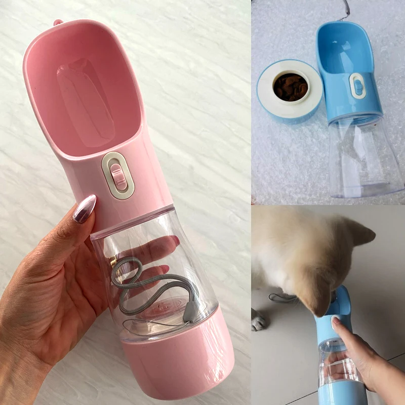 

Портативная бутылка для воды для собак, миска, поилка для домашних животных, поилка для собак, поилка для путешествий, щенков, поилка для ули...