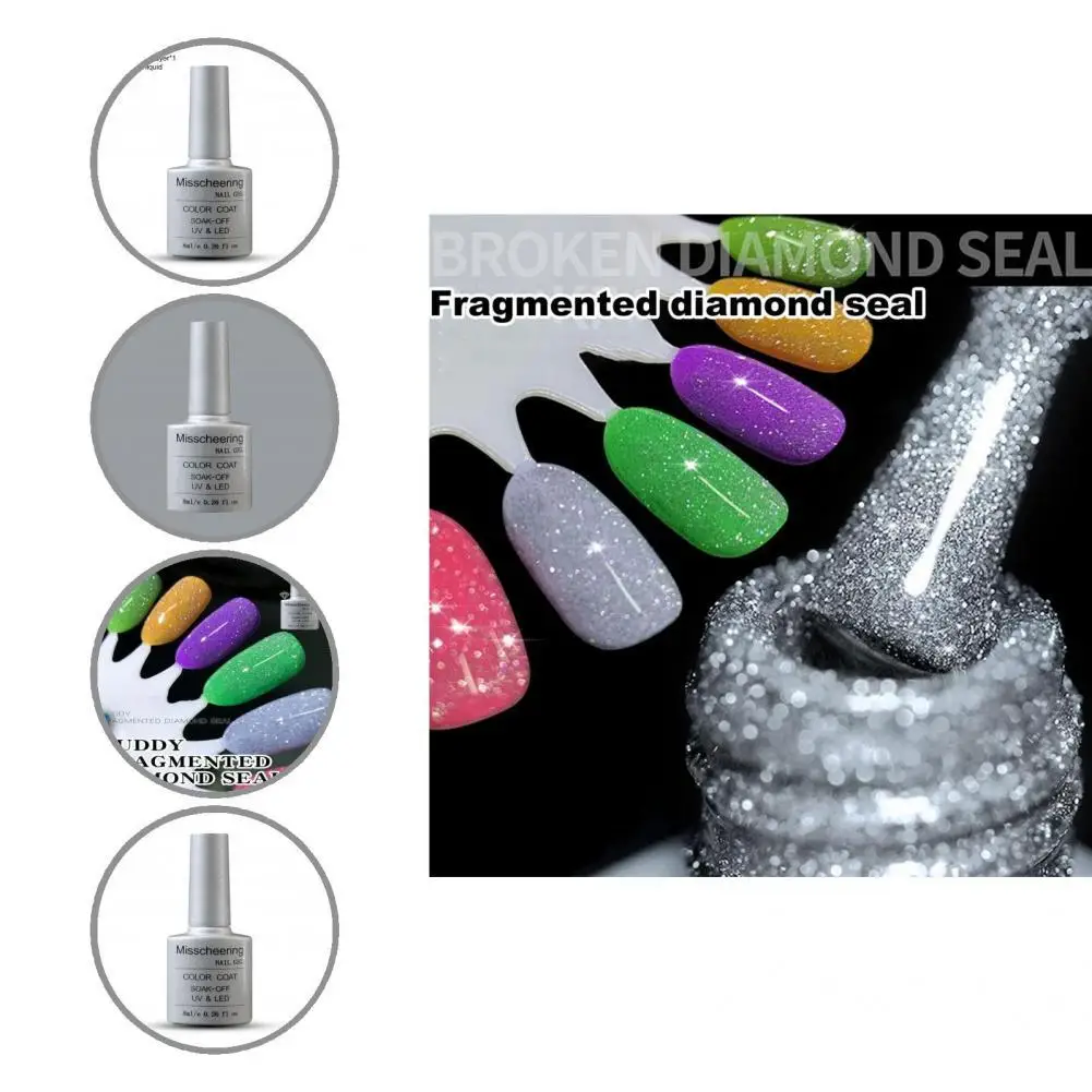 

Nail Top Coat Bright Safe Excellent Saturation Manicure UV Fast Dry Varnish Long Lasting Primer