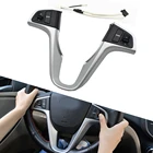 1 шт. для H yundai VERNA SOLARIS многофункциональные кнопки управления аудио на руль без подсветки