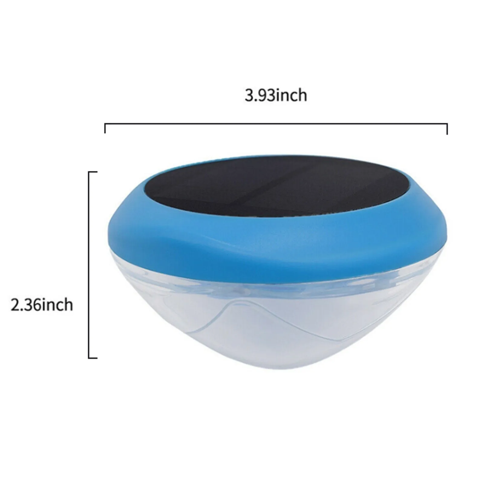 

LED Floating Pool Light Floating RGB Solar Powered Colorful Swimming Underwater Lamp IPX6 for Yard Pond Garden Pool Decor Light